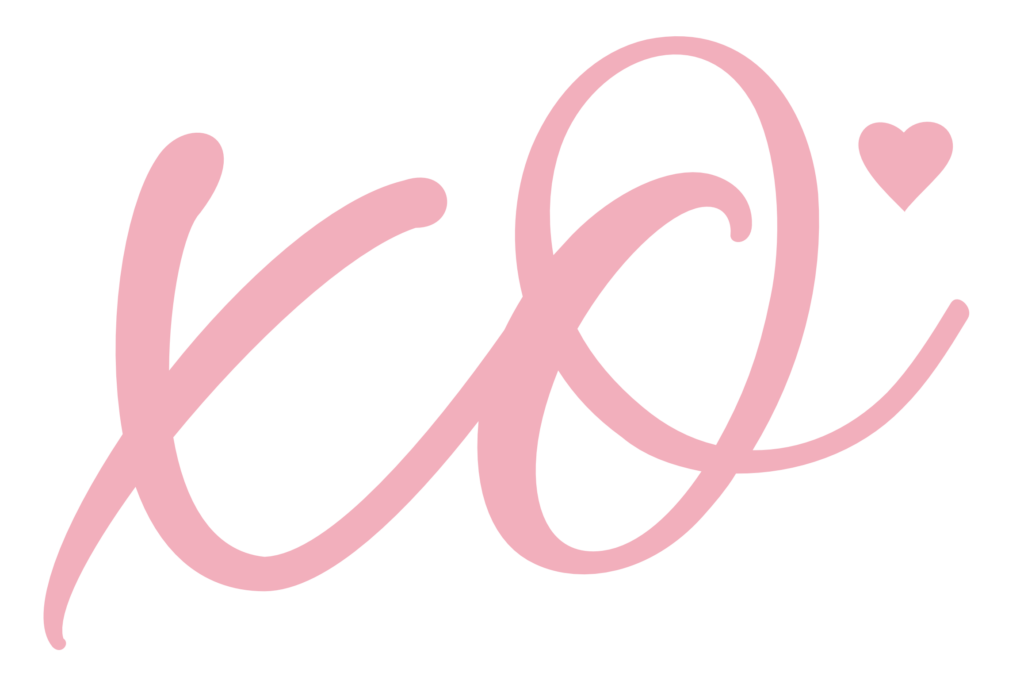 XO company logo in pink